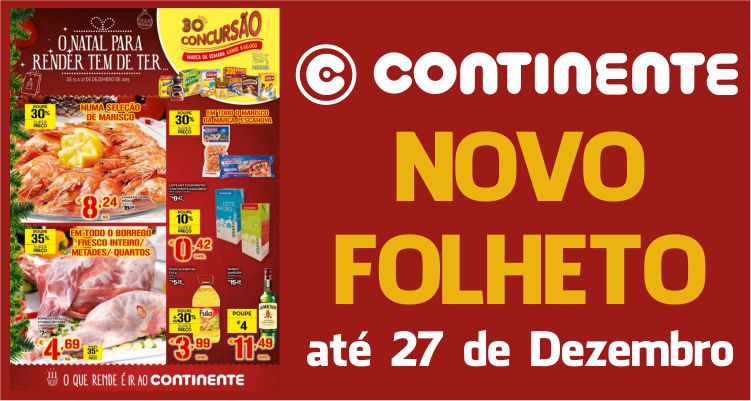Folheto Continente 27-12-2015