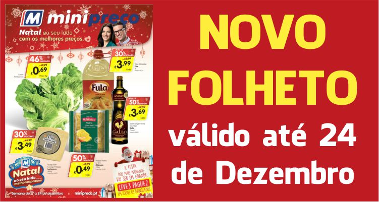 Folheto Minipreço até 24-12-2015