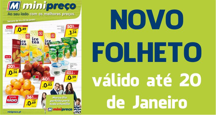 Folheto Minipreço até 20-01-2016