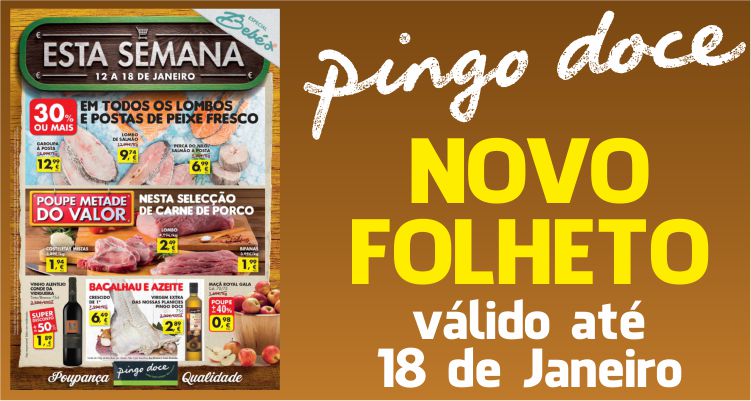 Folheto Pingo Doce até 18-01-2016