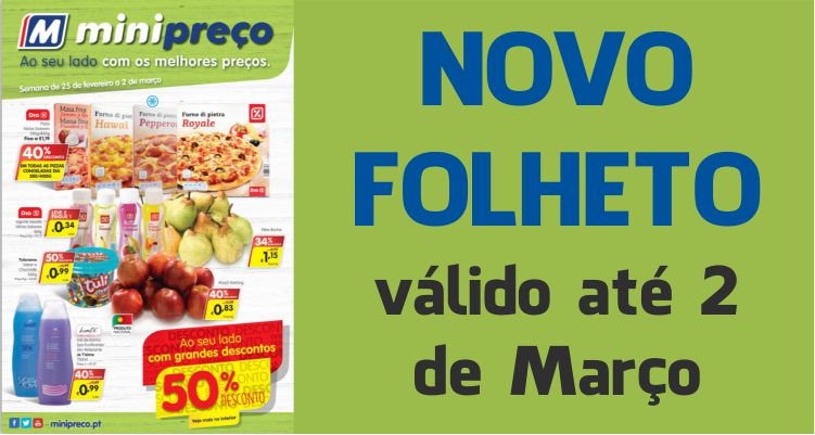 Folheto Minipreço até 02-03-2016