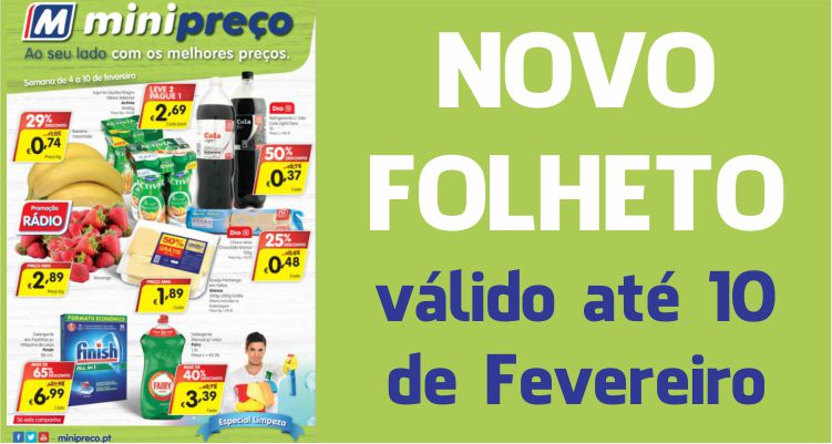 Folheto Minipreço até 10-02-2016
