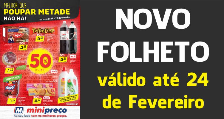 Folheto Minipreço até 24-02-2016