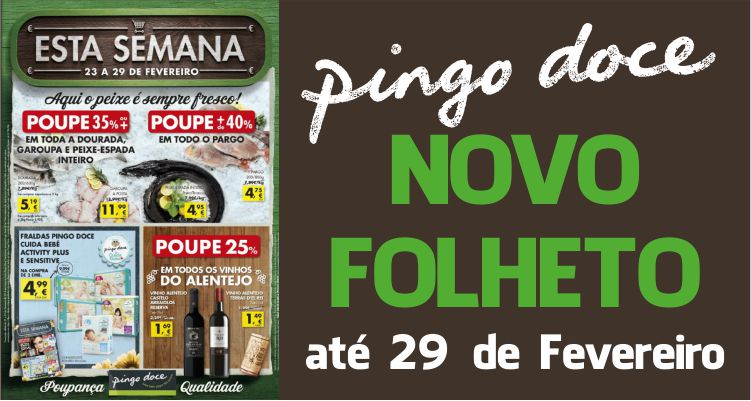 Folheto Pingo Doce até 29-02-2016