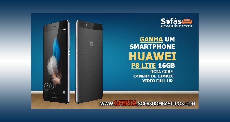 Ganha 1 Huawei P8 Lite
