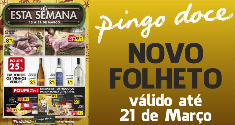 Folheto Pingo Doce até 21-03-2016