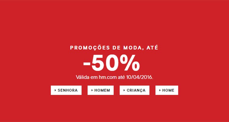 Promoções H&M Midseason