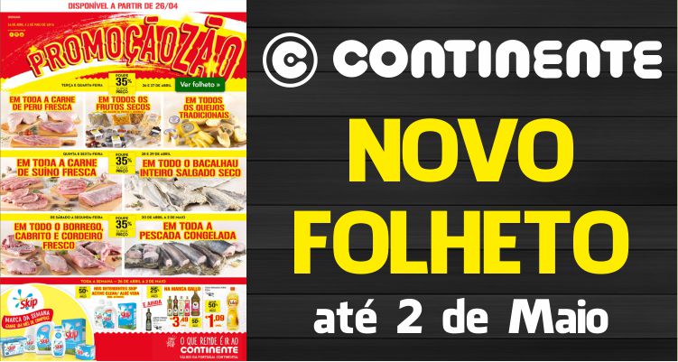 Folheto Continente até 02-05-2016
