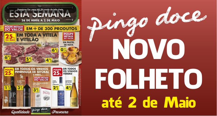 Folheto Pingo Doce até 02-05-2016