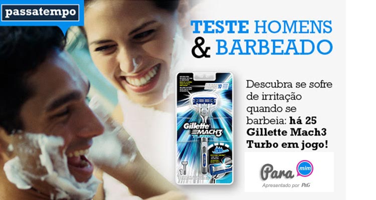 Passatempo Gillette Mach3 Turbo