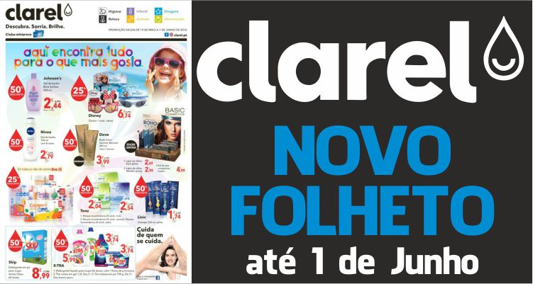Folheto Clarel até 01-06-2016