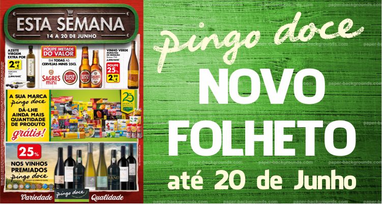 Folheto Pingo Doce até 20-06-2016