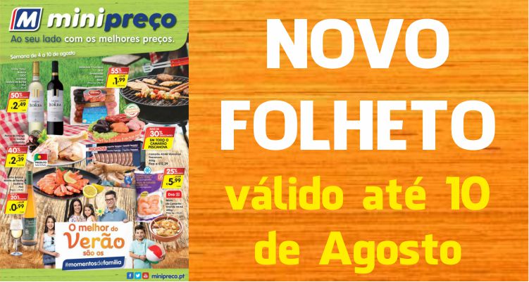 Folheto Minipreço até 10-08-2016