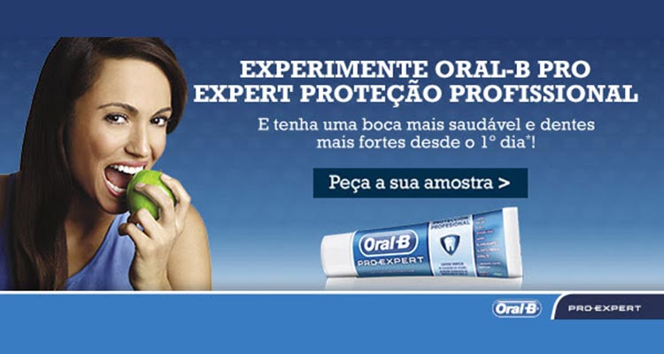 Amostra Grátis Oral B Pro Expert