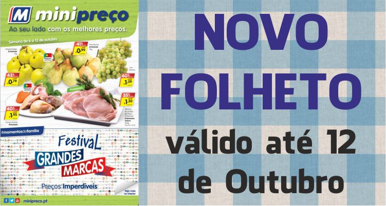 Folheto Minipreço até 12-10-2016