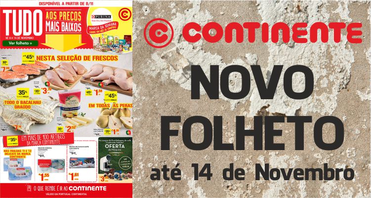 Folheto Continente até 14-11-2016