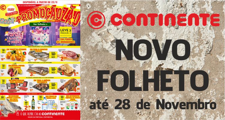 Folheto Continente até 28-11-2016