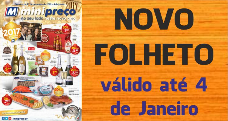 Folheto Minipreço até 04-01-2017