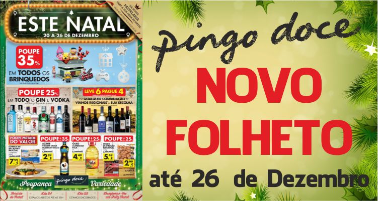 Folheto Pingo Doce até 26-12-2016