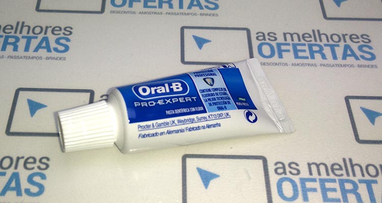 Recebido - Amostra Grátis Oral B