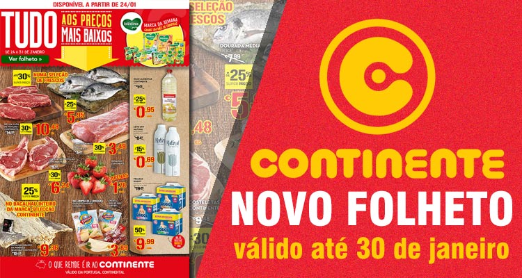 Folheto Continente até 30-01-2017