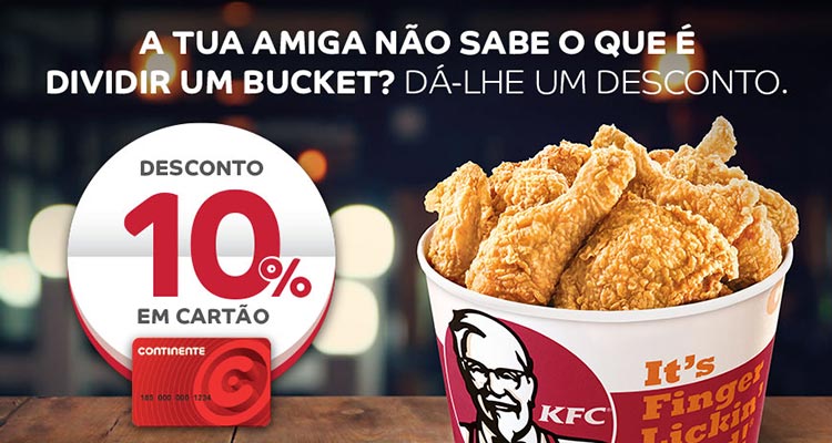 Descontos em Cartão Continente KFC