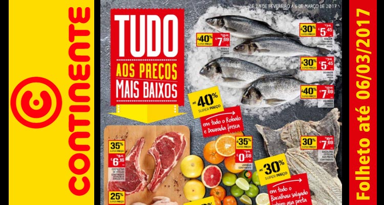 Folheto Continente até 06-03-2017