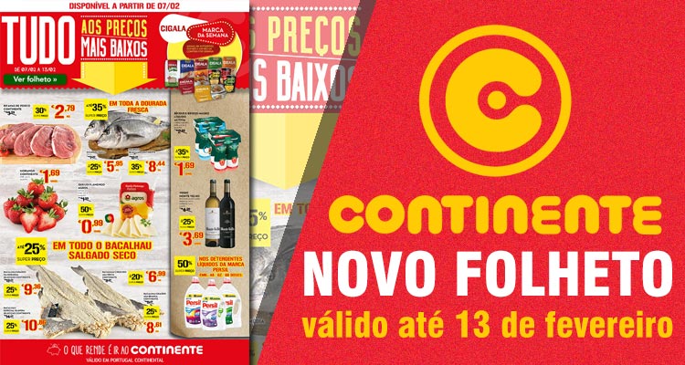 Folheto Continente até 13-02-2017