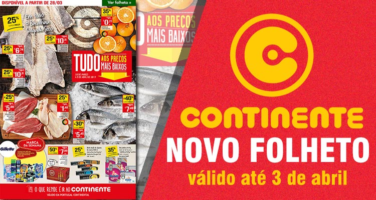 Folheto Continente até 03-04-2017