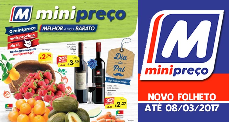 Folheto Minipreço até 08-03-2017