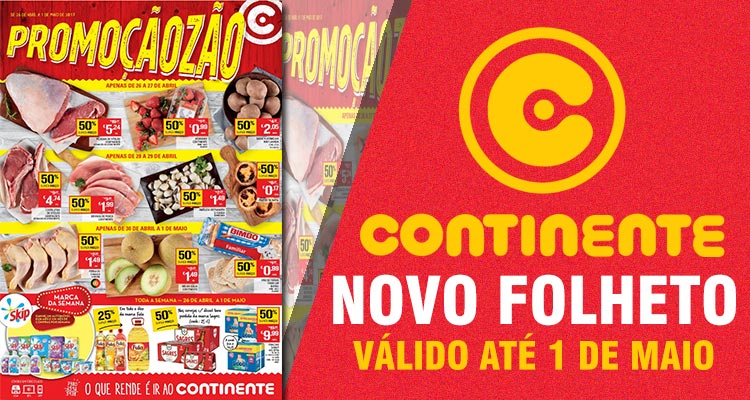 Folheto Continente até 01-05-2017