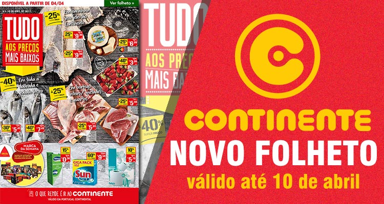 Folheto Continente até 10-04-2017