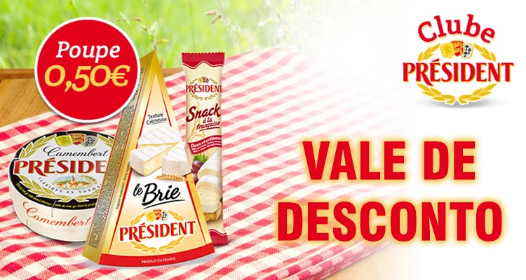 Vale de Desconto Président Brie