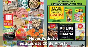 Folhetos Continente e Pingo Doce até 20-08-2018